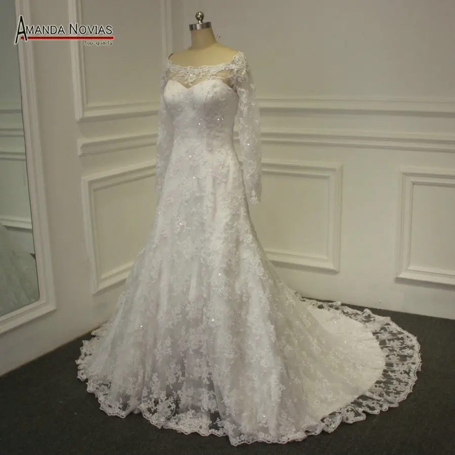 Настоящие кружевные свадебные платья NS1177|lace wedding dress|wedding dresslace |