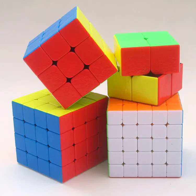 

ShengShou Cube [Four Cube Set] Gem 2*2+3*3+4*4+5*5 Cube Stickerless Speed Cube Puzzle Hot Sell