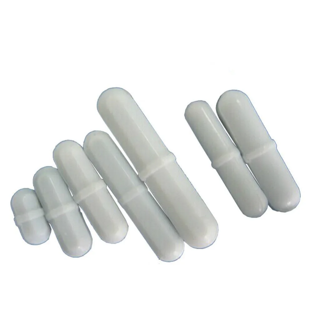 Set 7 Agitatori Magnetici In PTFE - Tipo C, Per Laboratorio, Resistenti Ad Acidi E Alcali, 7 Misure - Foto 3