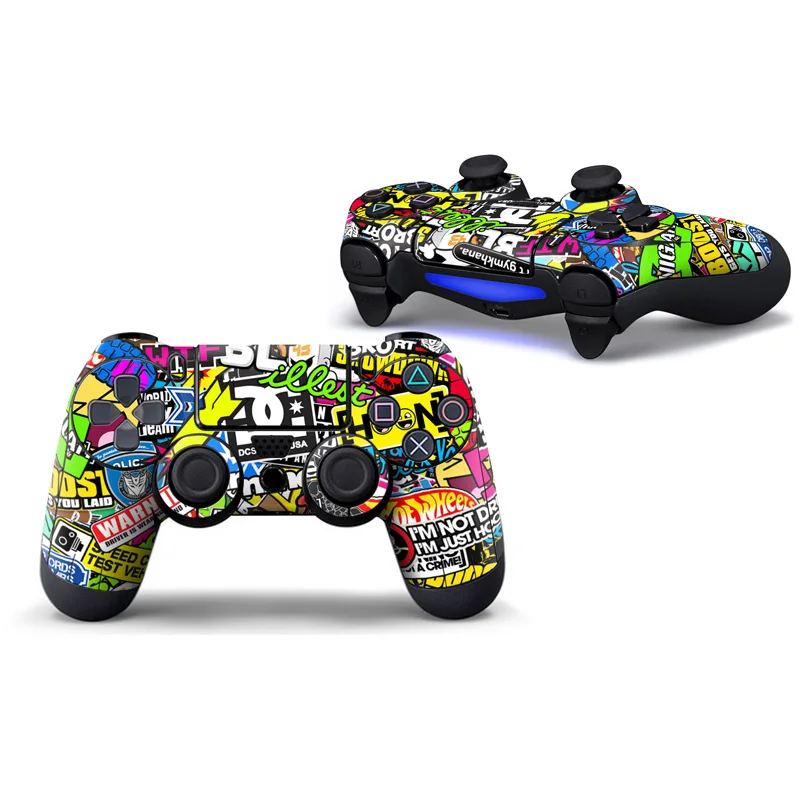 Виниловая наклейка для контроллера Sony Playstation 4 защитный чехол геймпада PS4