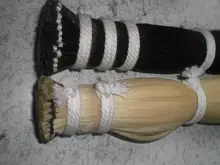 15 Hanks Black Bow hair and 15 Hanks White Bow hair all 32 inches 6 grams Mongolia horse hair free shipping