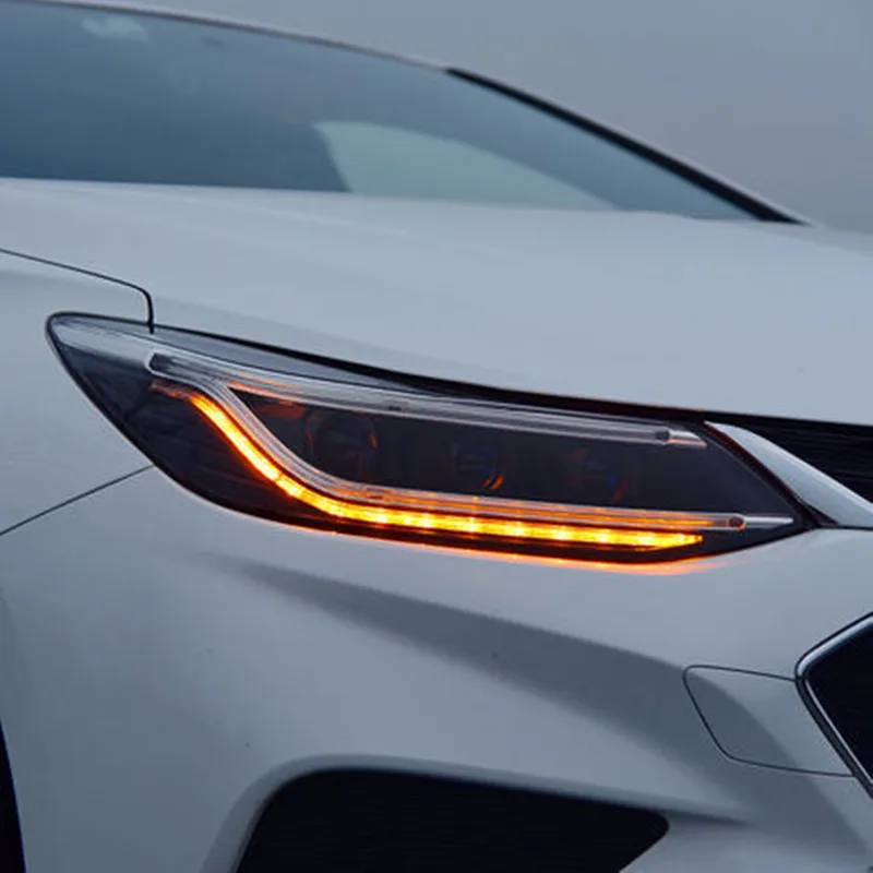 Светодиодный Ангельские глазки налобный фонарь для Chevrolet Cruze светодиодный