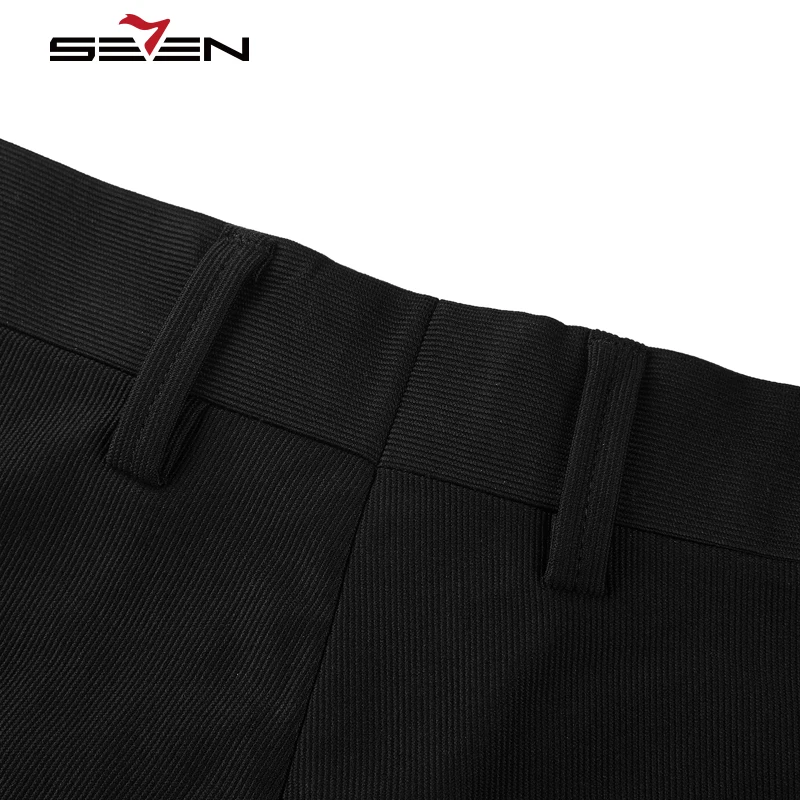 Высококачественные деловые брюки Seven7 для мужчин облегающие Костюмные