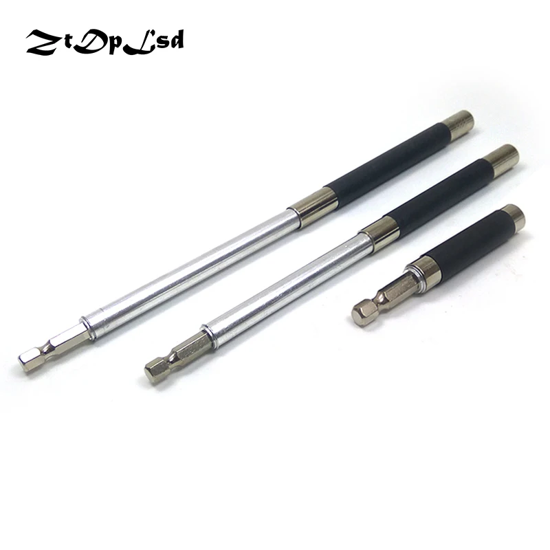 

ZtDpLsd 80-120-140mm Telescopic Connecting Adapter Hexagonal Screw Handle Joint Sleeve Extension Connected Shank Rod Drill Bit