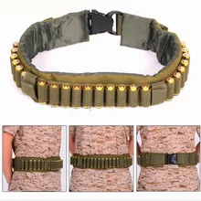 Ремень ружья оболочки ремень 27 круглый патроны Патрон Зажим для патронов для детей возрастом от 12/20GA страйкбольный Охотничий пояс