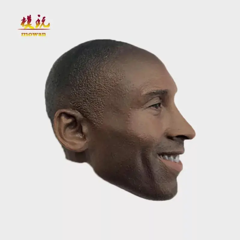 Lakers a Mamba Personalizado Toys Figura - 6 Headsculpt Headplay Kobe Bryant Negra Coleções Hot 1 3 Cheap Figuras de ação