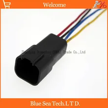Sample 5 PCS Deutsch DT04 4P 4Pin Engine Gearbox waterproof electrical connector with cable for car