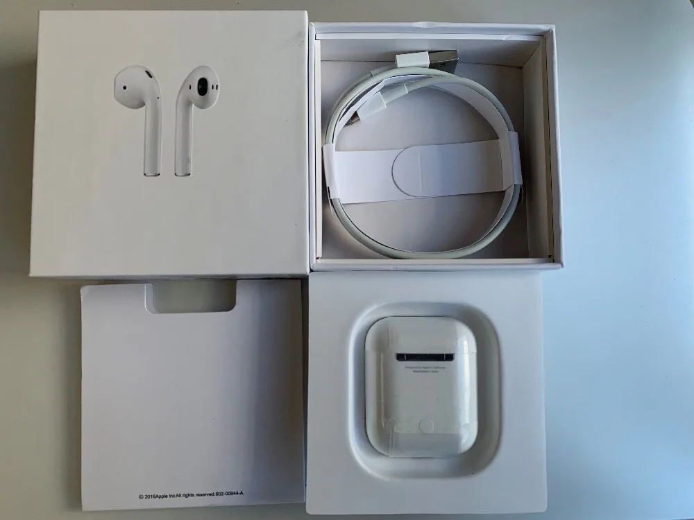 

1pcs/DHL 1:1 Brand Mini Airpods Wireless Bluetooth Connect Earbuds Headphone & Earphone For iPhone 6 7 8 X XS Max Pad Mac Watch