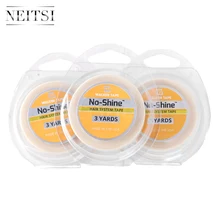 Neitsi 3 шт. 1,27 см* 3 ярдов не-блеск склеивания волос система US Walker лента Двухсторонняя клейкая лента для наращивания волос уток кожи