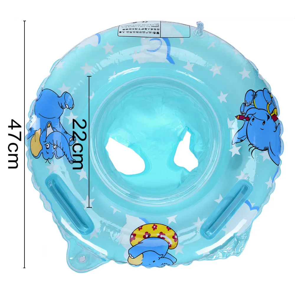 Милый детский надувной плавающий круг для плавания детские аксессуары для шеи кольцо трубка безопасности младенческий круг для купания
