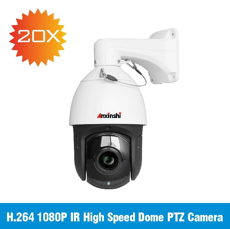 1080 P IP Открытый Камера H.264 20X зум Водонепроницаемый автосопровождения PTZ Скорость купол Камера IR-CUT Onvif P2P Mobile Security Камера