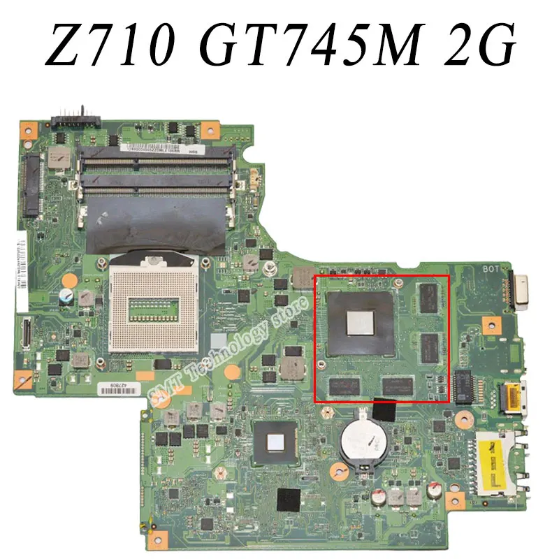For Lenovo IdeaPad G710 Z710 Motherboard DUMBO2 REV2 1 Mainboard GT745 2G Non intergated 100 Work