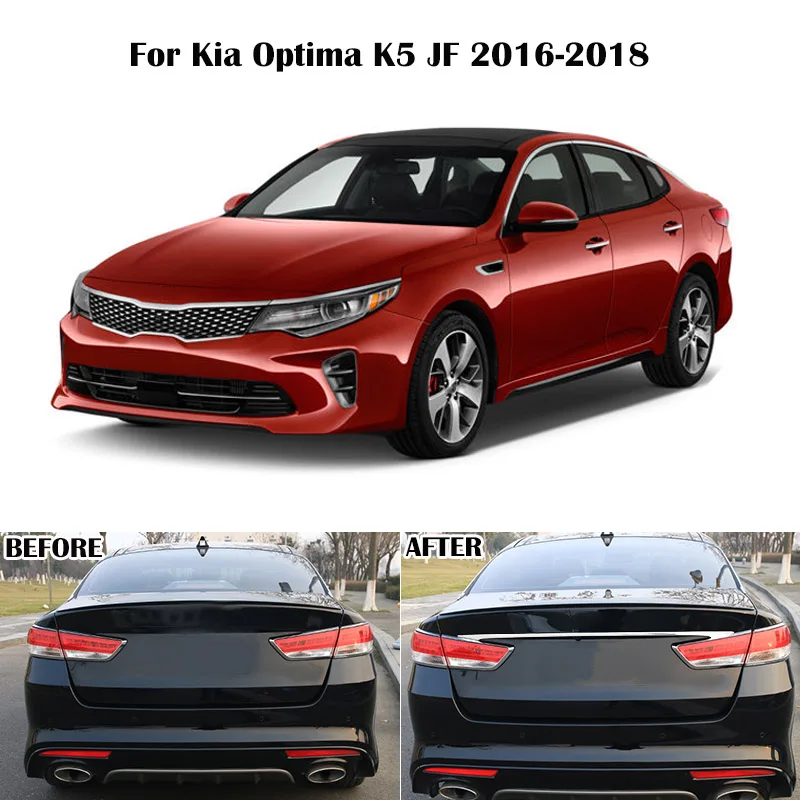 Для Kia Optima K5 JF- хромированная Задняя Крышка багажника задняя дверь люк полоса протектор рамка формовочная рамка