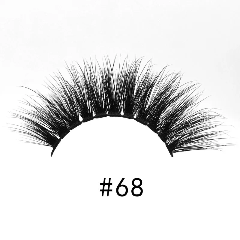 3d Mink False Lashes Natural Mink Thick False Eyelashes Extension Lashes Make Up Set Soft Nagaraku Pink Beauty Box Handmade Hot (21)