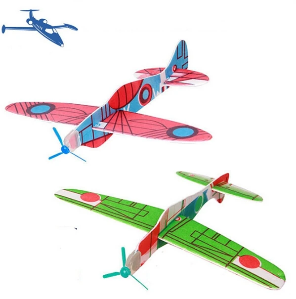 So Easy Foam Glider Assorted Power Prop Flying Gliders Plane Aeroplane