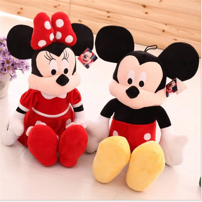 

Mickey /Minnie Animal Stuffed Plush Toys Kawaii Doll Christmas Birthday Gift For Children Kid Girl