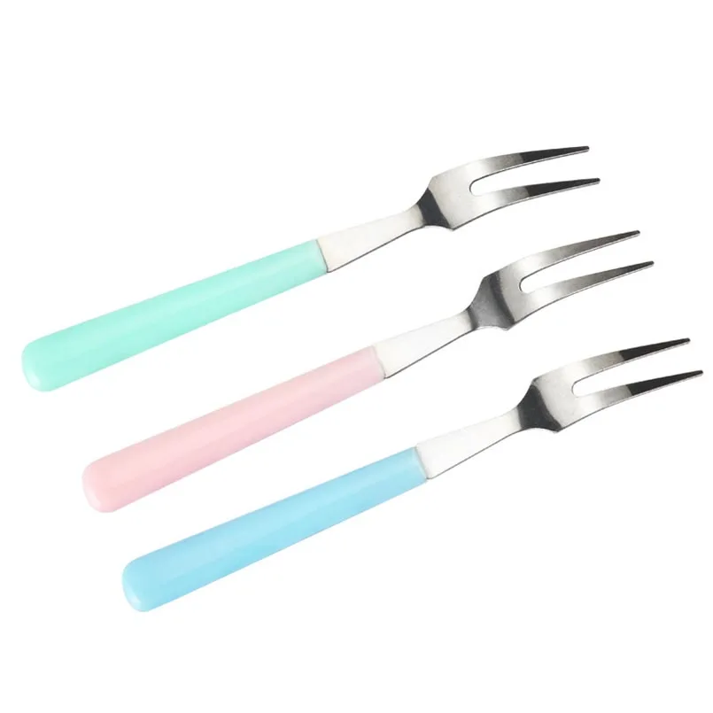 

12Pcs/set Mini Ant Shape Fruit Fork Snack Cake Dessert Pick Fruit Fork Cutlery Plastic Cake Dessert Forks Tableware For Party