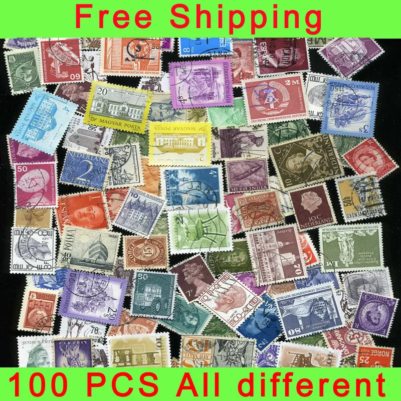 Wholesale Have Used 100 Pieces /Lot All Different Rand Postage Stamps