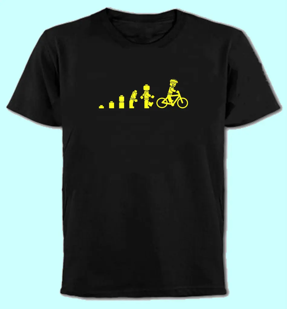 Забавная футболка с рисунком Lego Man Cycler размеры S XXXL высокое качество отличный