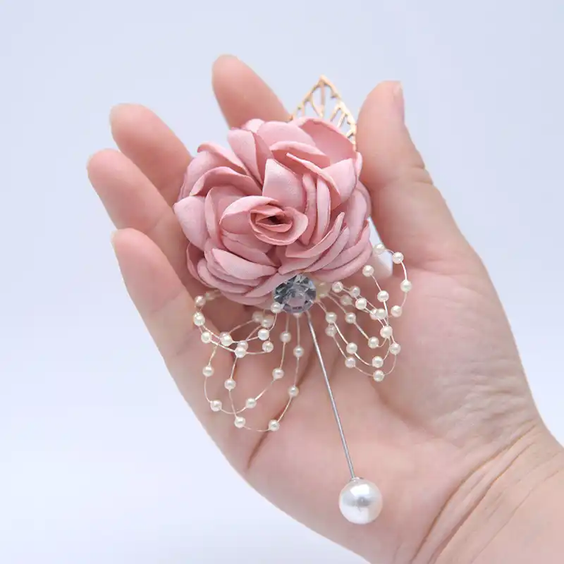 Girls Bridesmaid Wrist Flowers Wedding Prom Party Corsage Hand Flowers