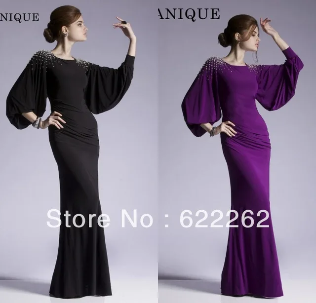 Simple Formal Dresses with Sleeves