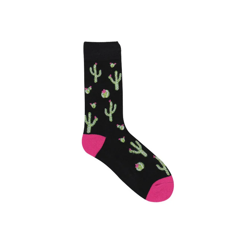 Забавные носки для скейтборда в стиле хип-хоп с забавными мультяшными динозаврами и летающими поросятами - Цвет: 8