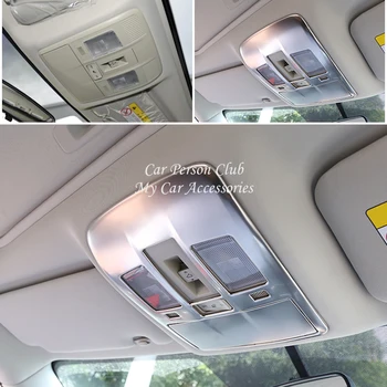 

For MAZDA CX-5 CX5 2017 2018 Front Rear Read Light Sequin Cover Lamp Frame Panel Trims Stainless Steel Car-Styling Accessories