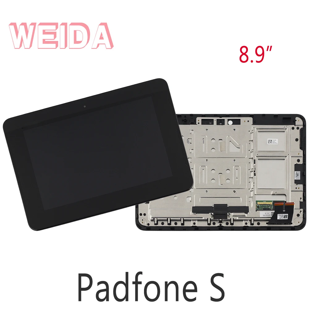 

WEIDA LCD 8.9" For Asus Padfone S PF500KL LCD Display Touch Screen Assembly Frame PF500KL