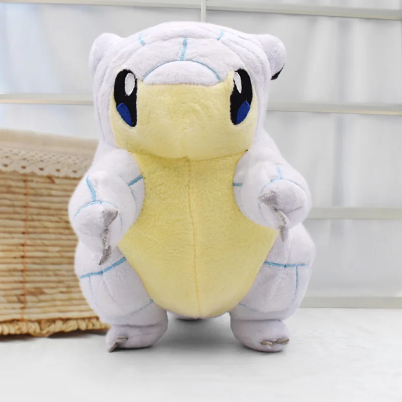 Новый 20 см алола Ice Sandshrew Kawaii Плюшевые игрушки, мягкие игрушки Аниме Peluche кукла Детский подарок на день рождения Бесплатная доставка