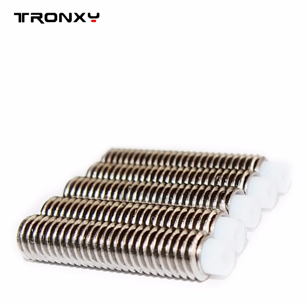 

5pcs/lot Tronxy extruder Throat with teflon Stainless steel material for 1.75mm filament 3d printer parts extruder hotend tube
