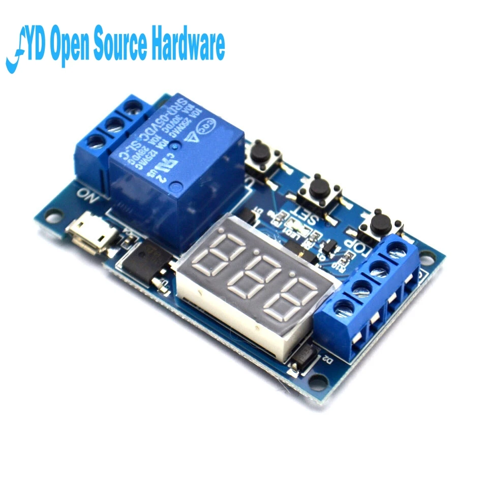 

1pcs 1 channel relay module Delay Disconnection Triggers Delayed Cycle Timing Circuit Switch XY-J02