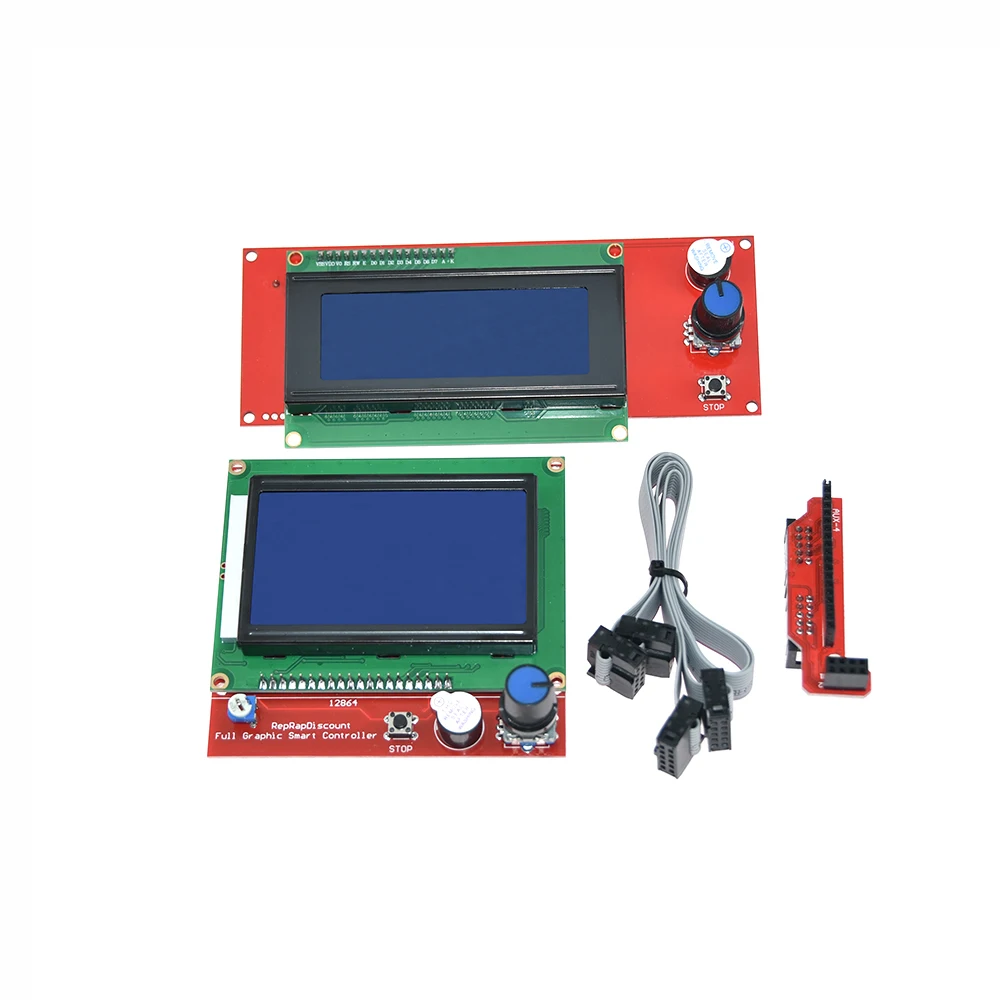 1 шт. RAMPS 1,4 lcd 12864 Ramps Smart parts панель управления lcd 12864/2004 монитор Материнская плата синий экран модуль