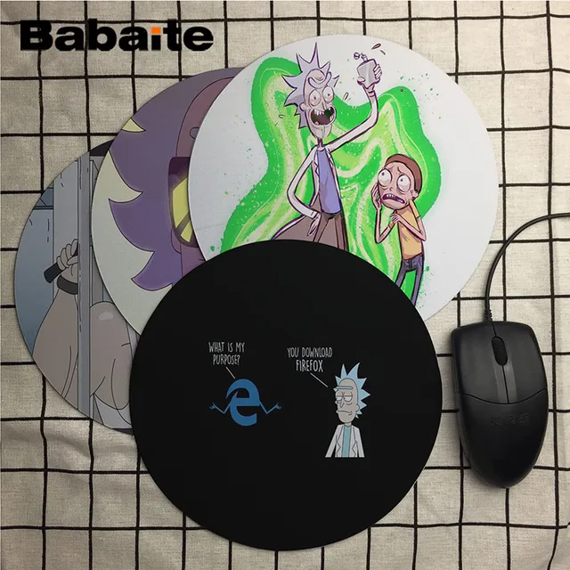 babaite rick and morty mice play mat desktop pad mousepads computer