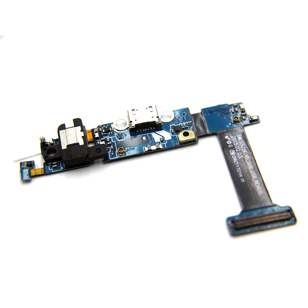 10 шт./лот 100% протестированный хорошо G925F USB зарядный порт гибкий кабель для Samsung S6