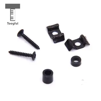 

Tooyful High Quality 1 Pair Guitar String Tree Guide Retainer Black for Strat Style Electric Musical String Guitar Parts