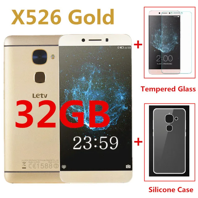 Letv LeEco Le 2X526X520 S3 X522 смартфон, глобальная версия, 5,5 дюймов, восьмиядерный смартфон Snapdragon 652, Android 6,0, 3 ГБ ОЗУ - Цвет: X526 Gold 32G