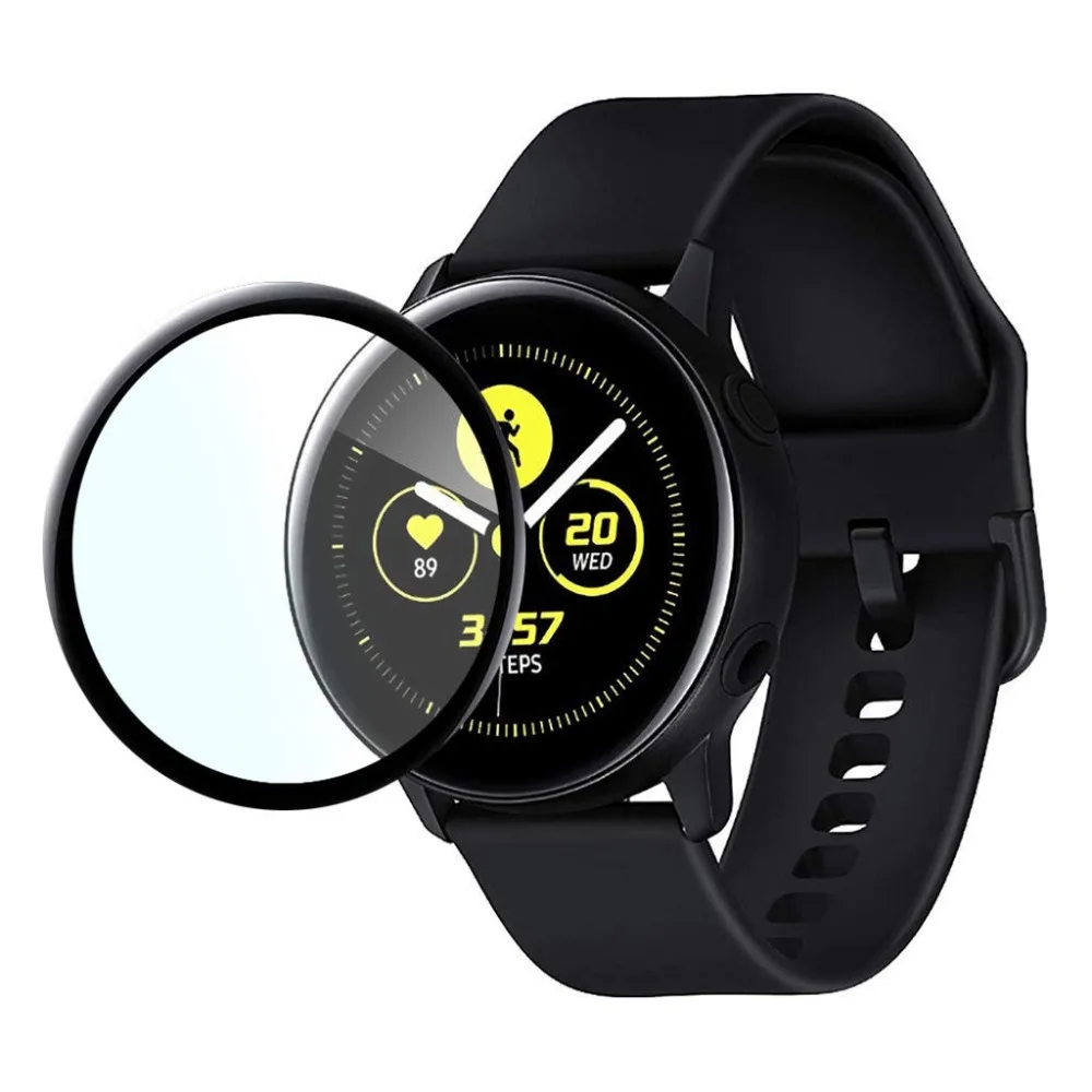 Для samsung Galaxy Watch Active 3D изогнутая ПЭТ-пленка, защитная пленка против царапин, полноразмерная пленка для samsung