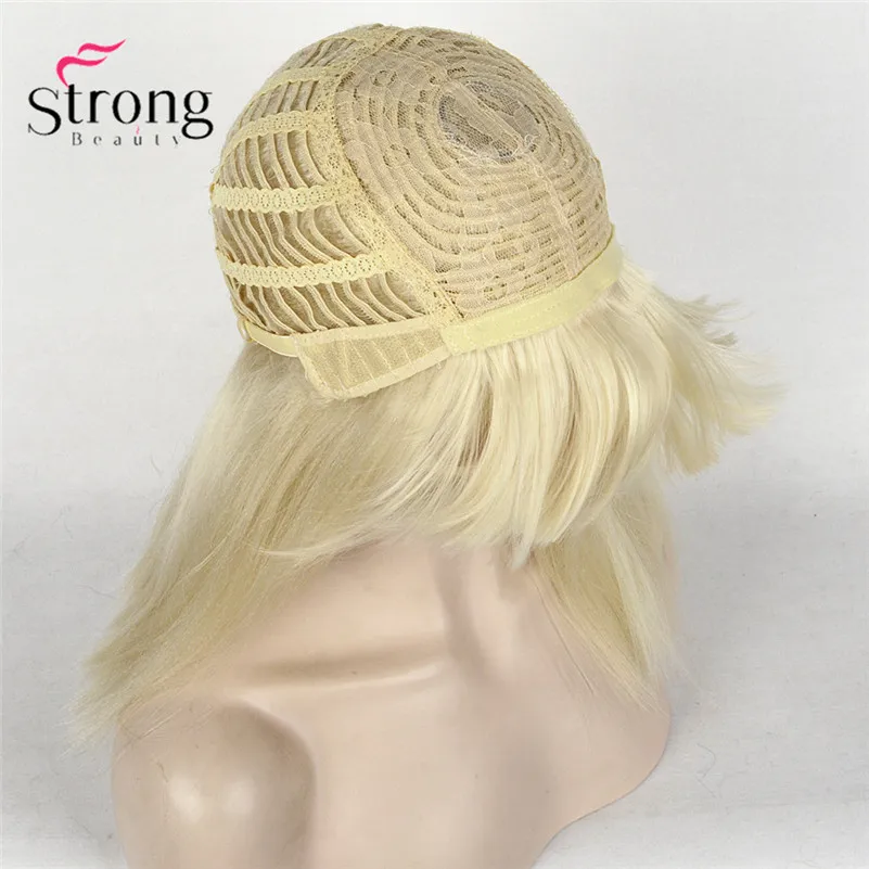 TY 1716A 613Kinky Straight Full Bangs Synthetic Wig (7)