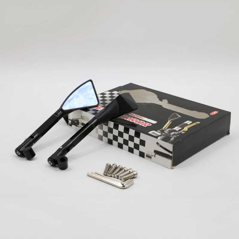

One Pair CNC Motorcycle Side Mirrors Universal Modified Rearview Mirrors Handlebar Mirror