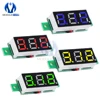 0.28'' Yellow Blue Green Red 3 Bits Wire Mini DC Digital Panel Voltmeter Panel Mount LED Voltage Meter Tester 0.28 Inch ► Photo 2/6