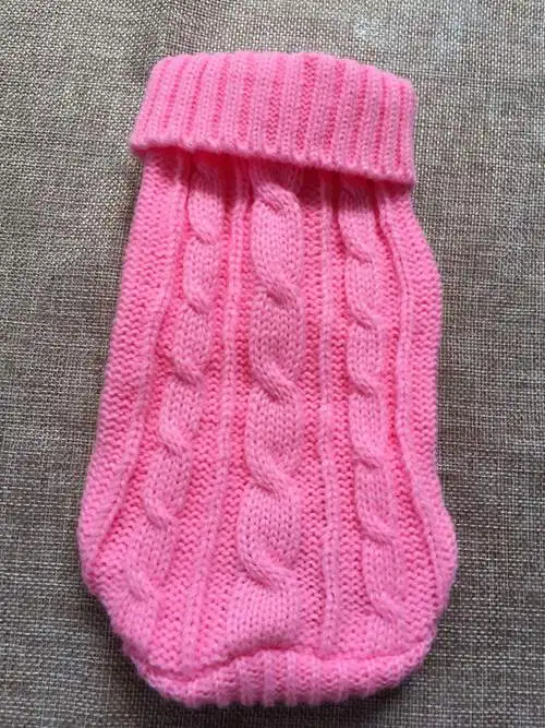 [MPK] SWA Cat свитер, свитер для кошек и маленьких собак, одежда для кошек, 12 цветов на выбор+ 6 размеров для каждого цвета - Цвет: Pink