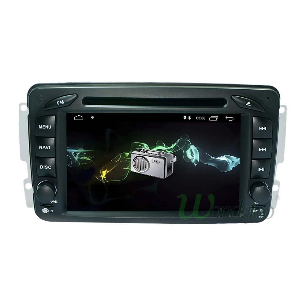 Cheap 2G 16G/32G Android 8.1 2 Din DVD PLAYER for Mercedes Benz W209 W203 M ML W163 Viano W639 Vito Vaneo GPS RADIO STEREO navigation 2