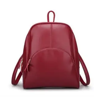 New Brand Women Leather Backpack Women travel bags vintage Shoulder Bag Motorcycle Bag feminina