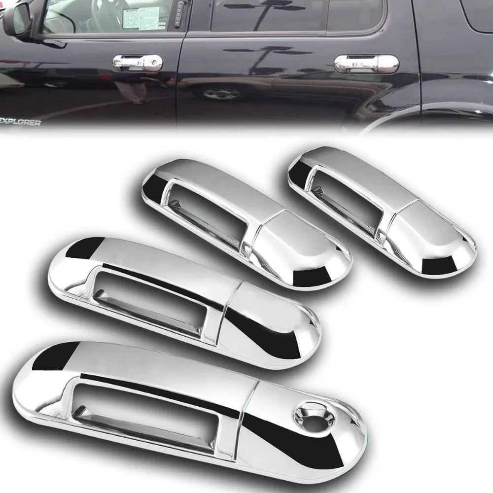 2007 08 09 10 11 12 FORD EXPEDITION Chrome Cover Mirror Handle /& Trunk Liftgate