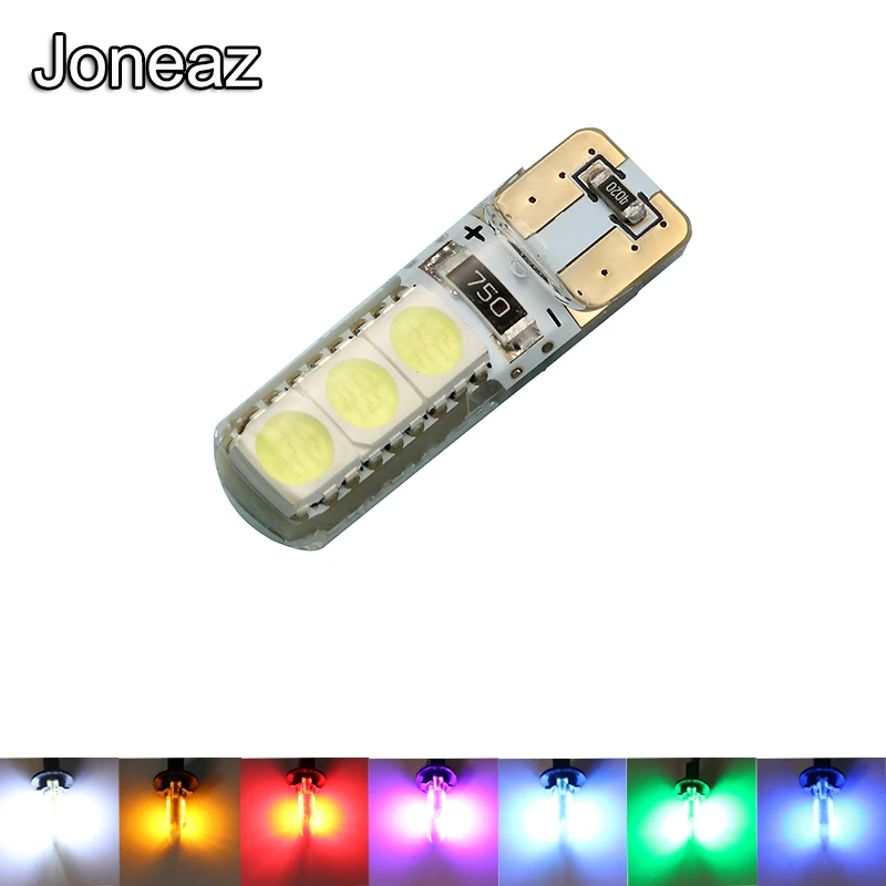 Joneaz 2x ампулы водить авто света 12 В 24 T10 W5W canbus лампы для автомобиля грузовик