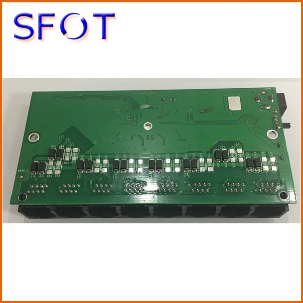 8 портов 10/100/1000M обратное poe Питание smart switch не управляемый с кнопкой вкл/выкл