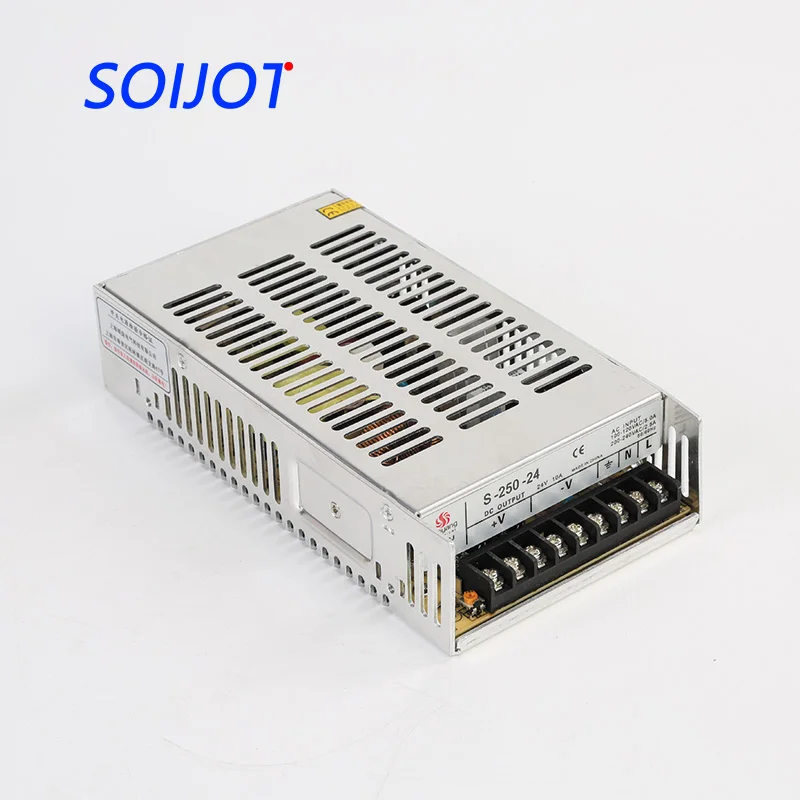 

S-250 Single Output switching power supply 250W 5v 12V 24V ac dc converter variable dc voltage regulator