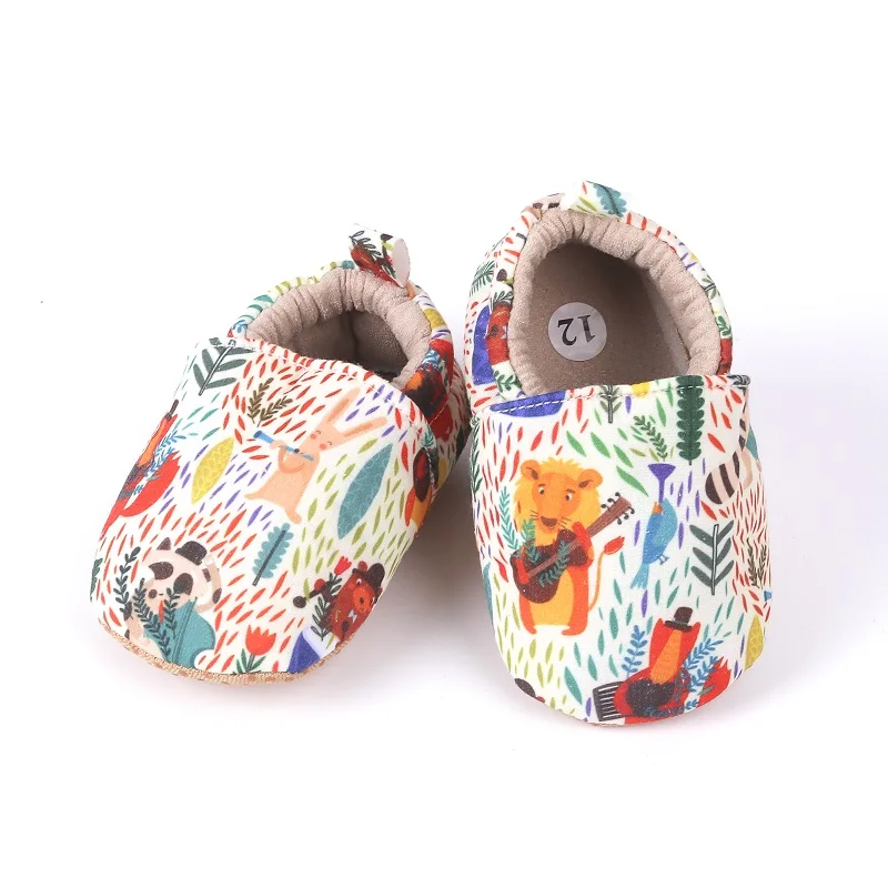 [Simfamily] Детская обувь для маленьких мальчиков и девочек; мягкая обувь для малышей; милая детская обувь с цветочным принтом для новорожденных; обувь для малышей - Color: 19