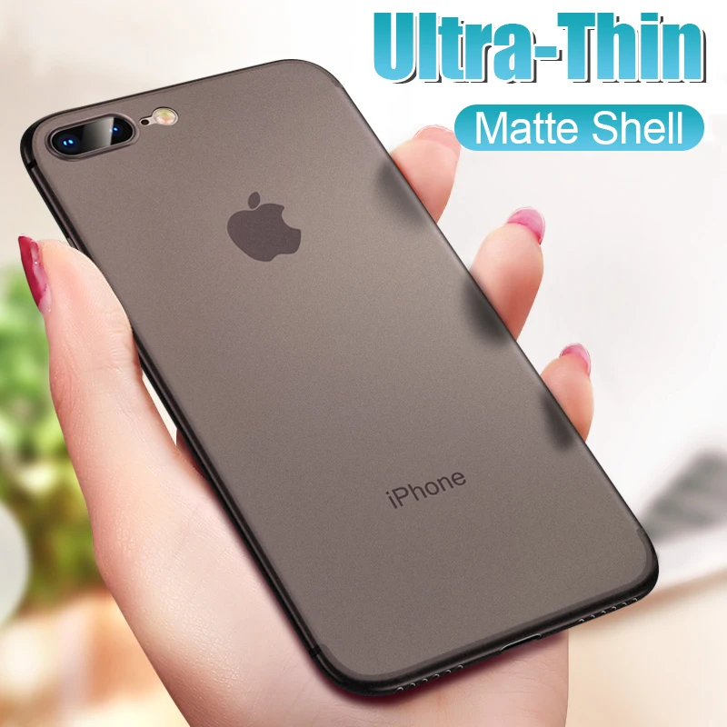 

0.26mm Ultra Thin Matte Case On The For IPhone XR XS Max X 8 7 6 6s Plus Shockproof Case Cover For IPhone 8 7 6 6s Luxury Case