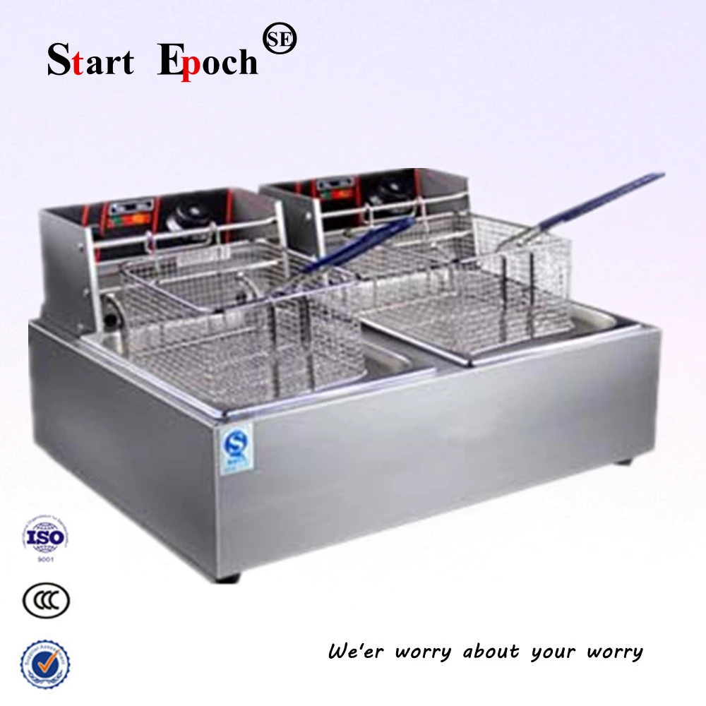 Electric Fryer Commercial Desktop Fryer Max 220-240V / 4800W 0318 Stainless Steel 13L French Fries With Basket Restaurant Home Kitchen Electric Fryer Commercial Desktop Fryer Max 220-240V / 4800W 0318 Stainless Steel 13L French Fries With Basket Restaurant Home Kitchen